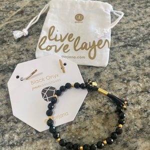 Gorjana Black Gemstone Bracelet